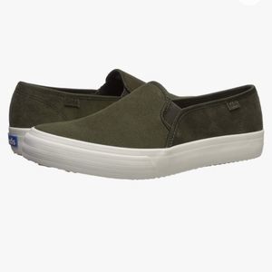 Keds Women’s Double Decker Casual Suede Slip On Shoes size 8